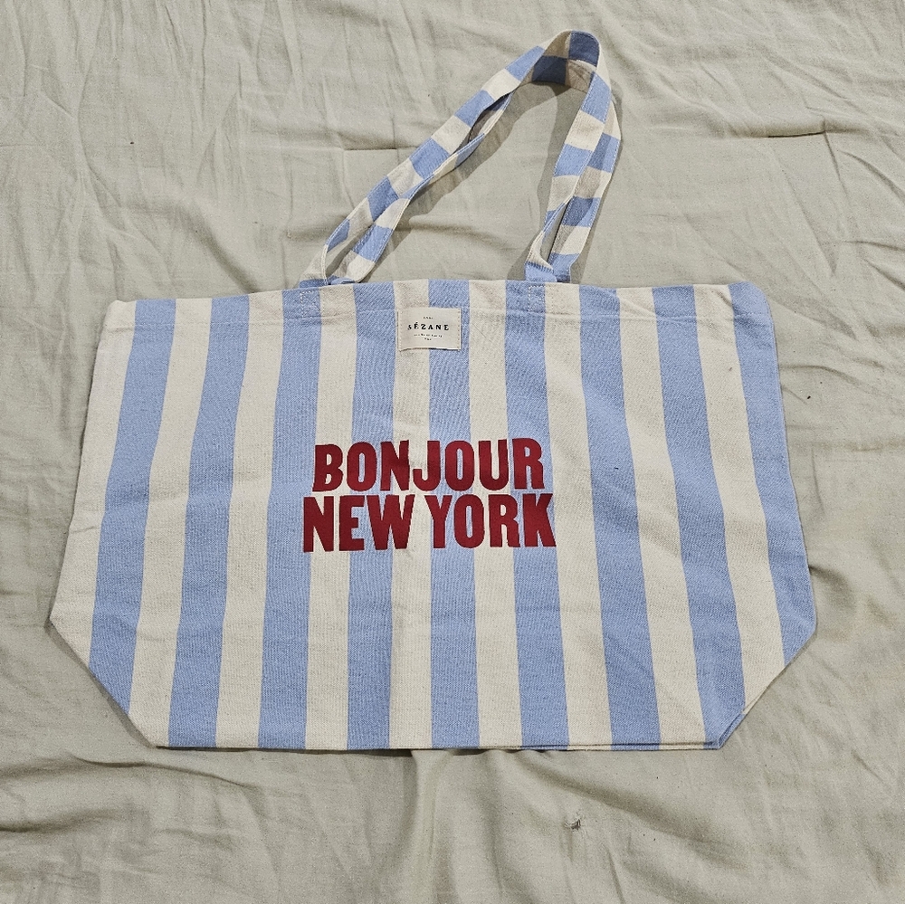 Sezane Bonjour New York Tote